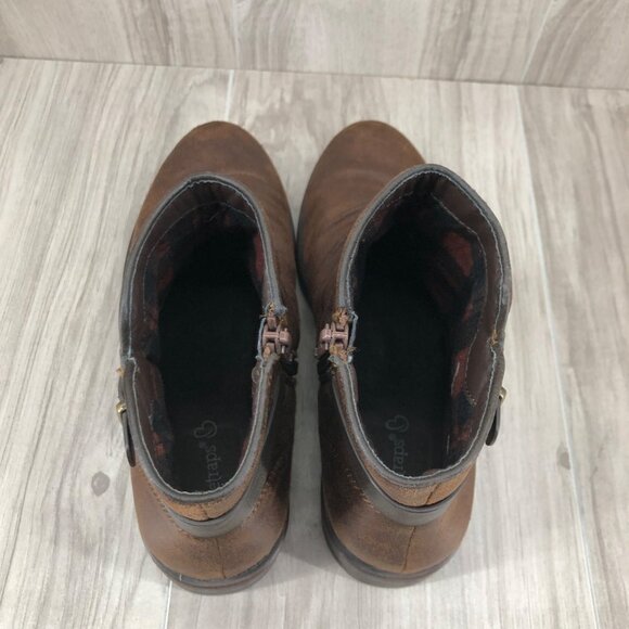 Baretraps Ankle Boots Womens 7M Callahan Brown Zip Booties - Picture 8 of 11